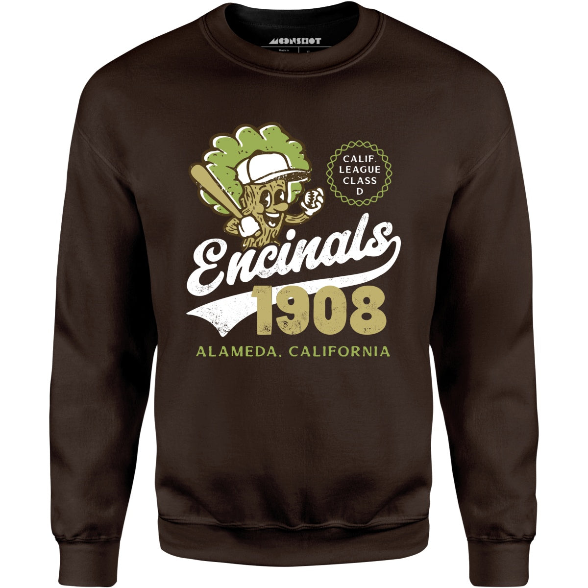 Alameda Encinals - California - Vintage Defunct Baseball Teams - Unisex Sweatshirt