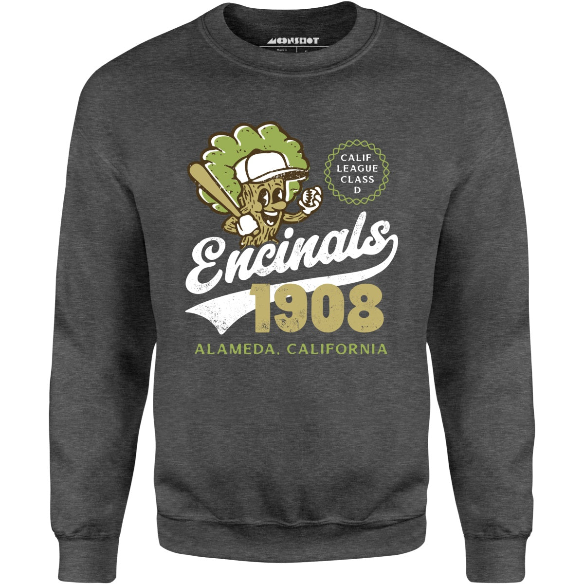 Alameda Encinals - California - Vintage Defunct Baseball Teams - Unisex Sweatshirt