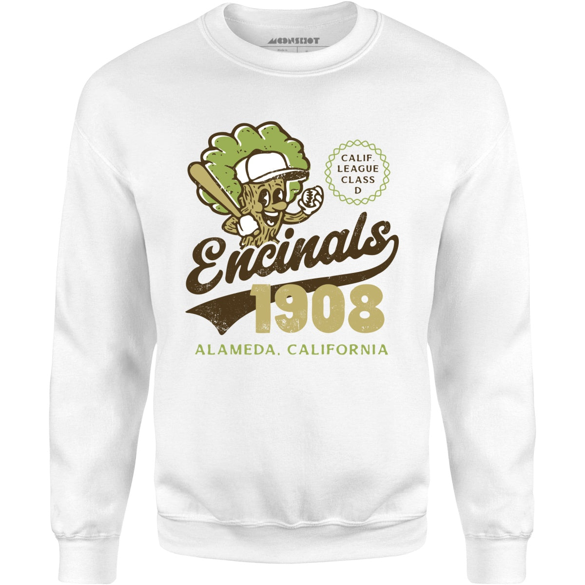 Alameda Encinals - California - Vintage Defunct Baseball Teams - Unisex Sweatshirt