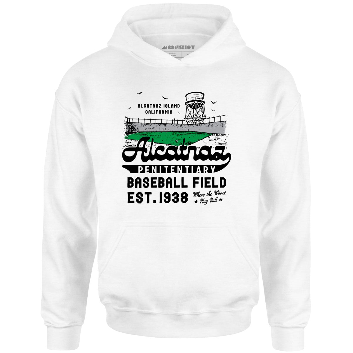 Alcatraz Penitentiary Baseball Field - Unisex Hoodie