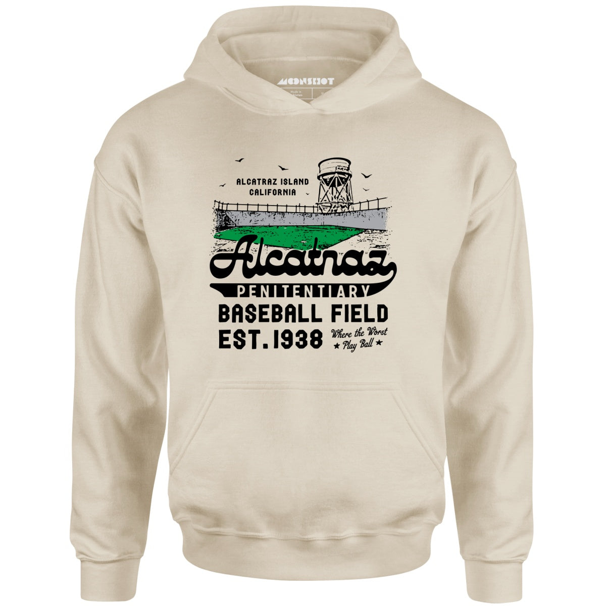 Alcatraz Penitentiary Baseball Field - Unisex Hoodie