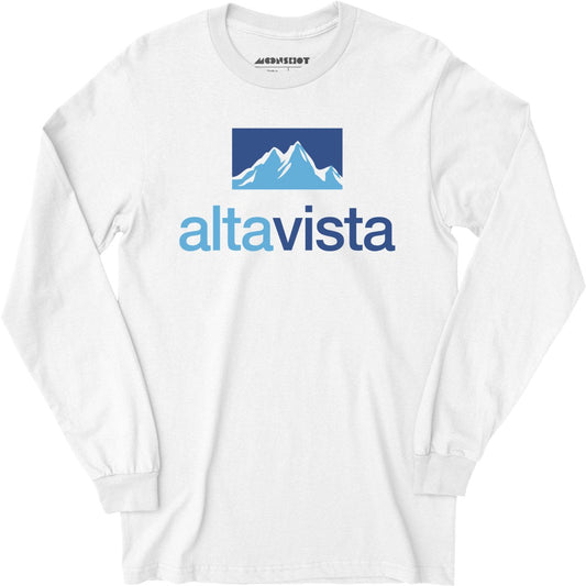 Alta Vista - Vintage Internet - Long Sleeve T-Shirt