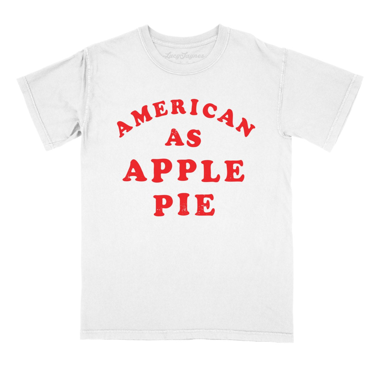 American As Apple Pie Comfort Colors Tee