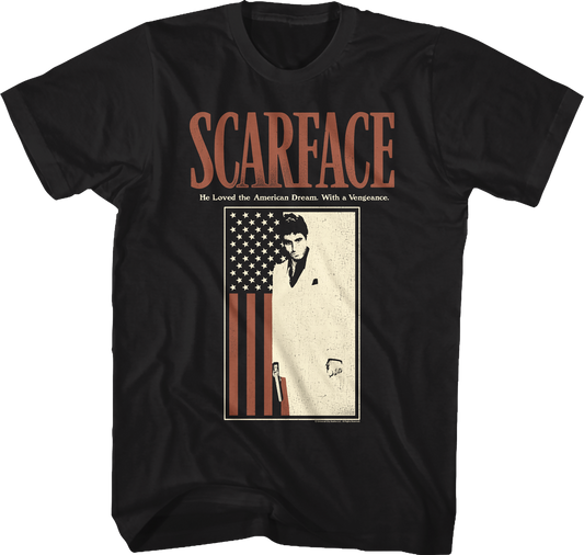 American Flag Scarface T-Shirt