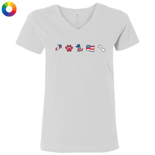 American Icons - Ladies T-Shirt V-Neck