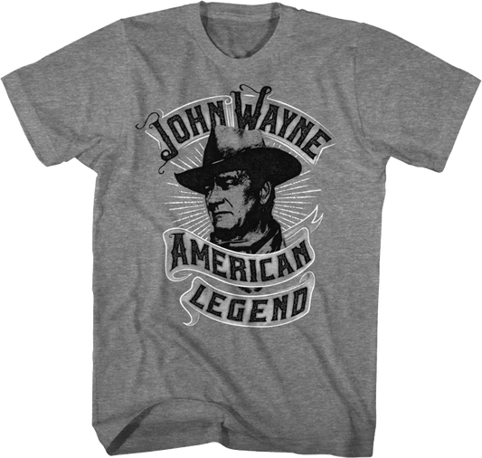 American Legend Banner John Wayne T-Shirt