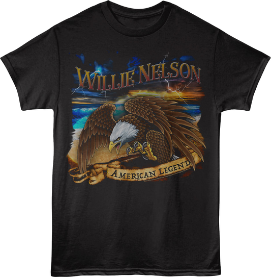 American Legend Banner Willie Nelson T-Shirt