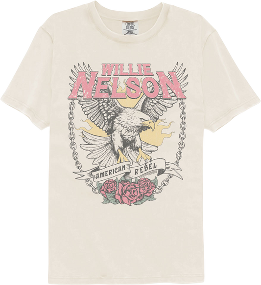 American Rebel Willie Nelson Comfort Colors Brand T-Shirt