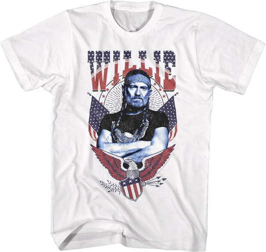 Americana Eagle Willie Nelson T-Shirt