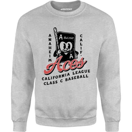 Anaheim Aces - California - Vintage Defunct Baseball Teams - Unisex Sweatshirt