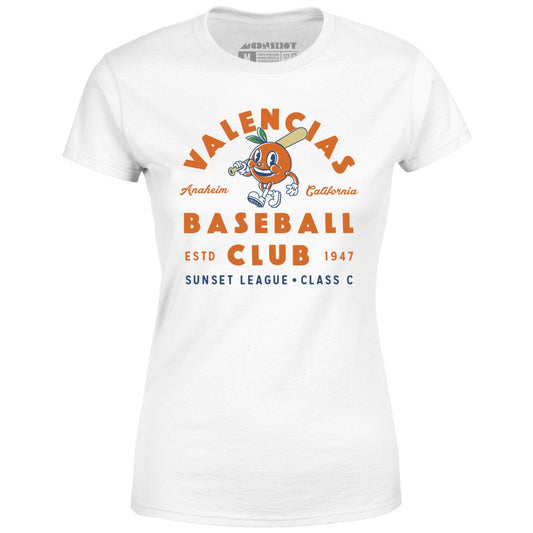 Anaheim Valencias - California - Vintage Defunct Baseball Teams - Women's T-Shirt