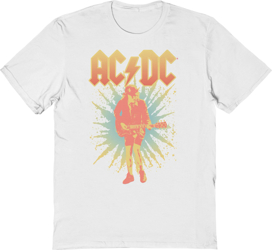 Angus Young Burst Photo ACDC T-Shirt