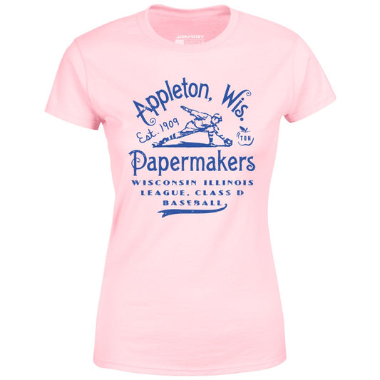 Appleton Papermakers - Wisconsin - Vintage Defunct Baseball Teams - Women's T-Shirt