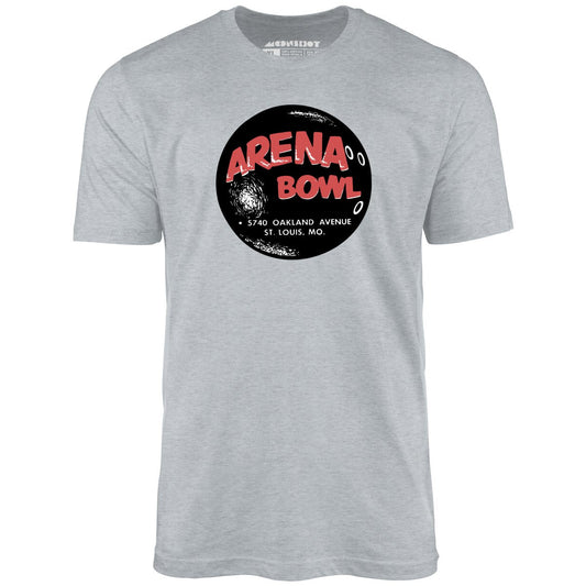 Arena Bowl - St. Louis, MO - Vintage Bowling Alley - Unisex T-Shirt