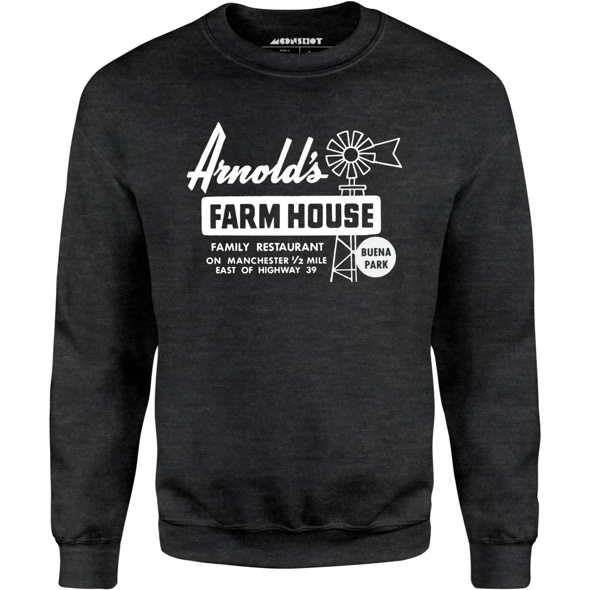 Arnold's Farmhouse - Buena Park, CA - Vintage Restaurant - Unisex Sweatshirt