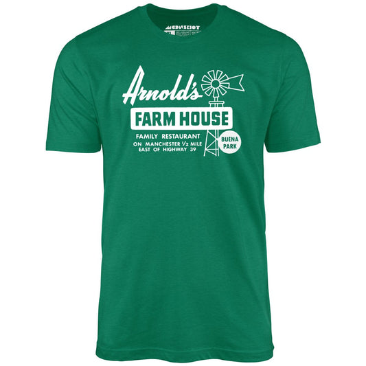 Arnold's Farmhouse - Buena Park, CA - Vintage Restaurant - Unisex T-Shirt
