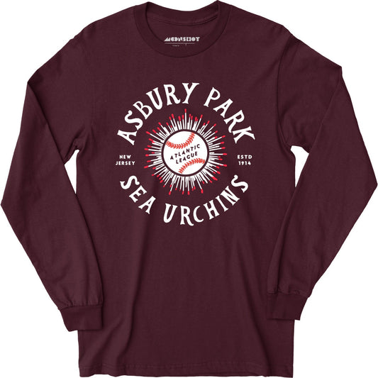 Asbury Park Sea Urchins - New Jersey - Vintage Defunct Baseball Teams - Long Sleeve T-Shirt