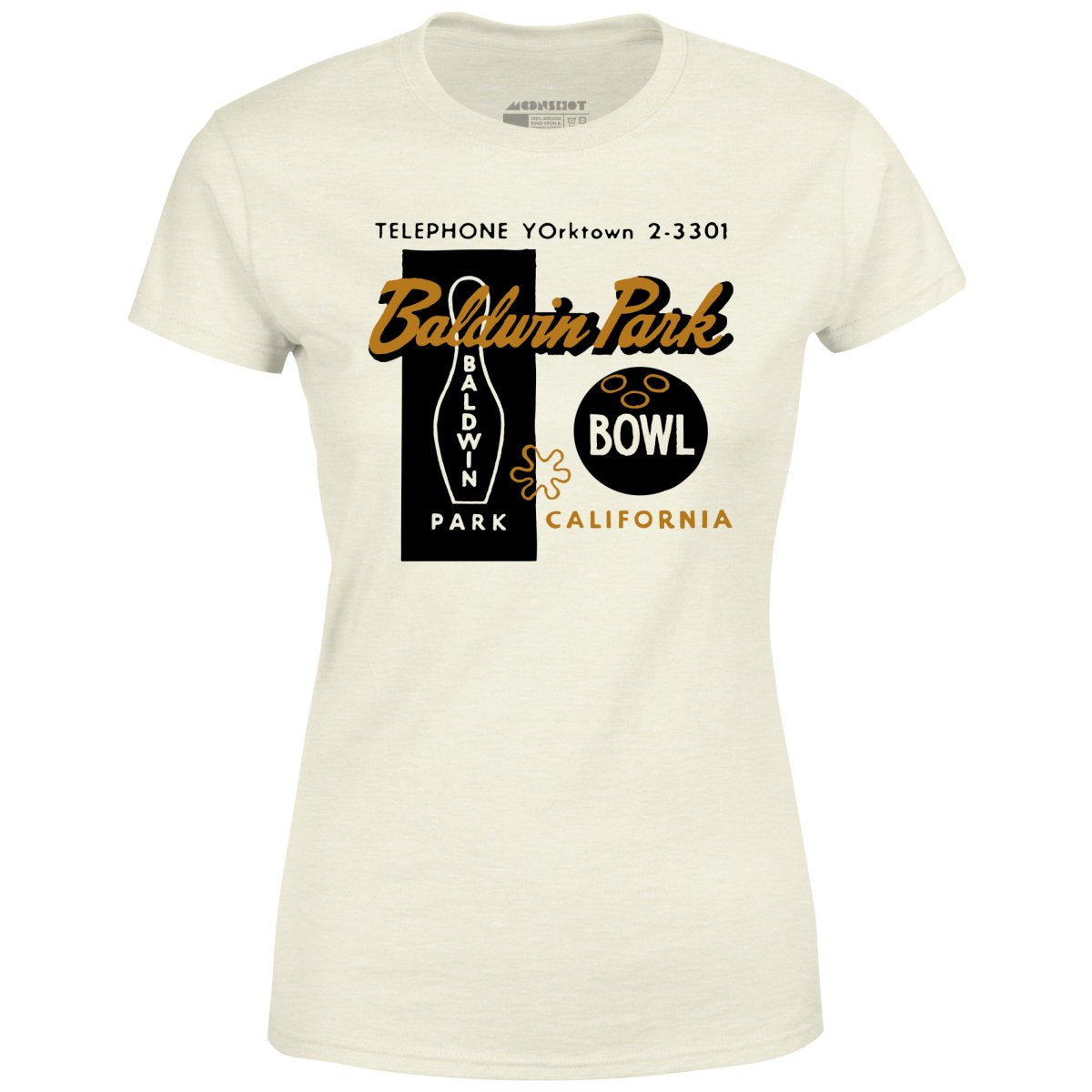 Baldwin Park Bowl - Baldwin Park, CA - Vintage Bowling Alley - Women's T-Shirt