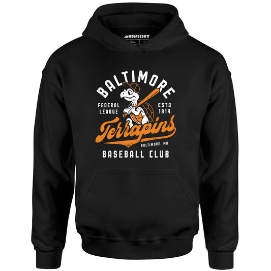 Baltimore Terrapins - Maryland - Vintage Defunct Baseball Teams - Unisex Hoodie