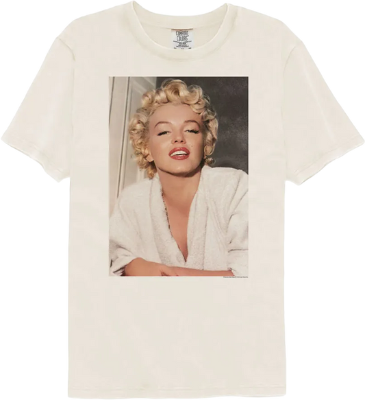 Bathrobe Photo Marilyn Monroe Comfort Colors Brand T-Shirt