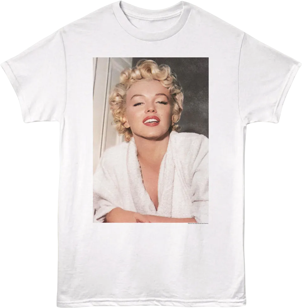 Bathrobe Photo Marilyn Monroe T-Shirt