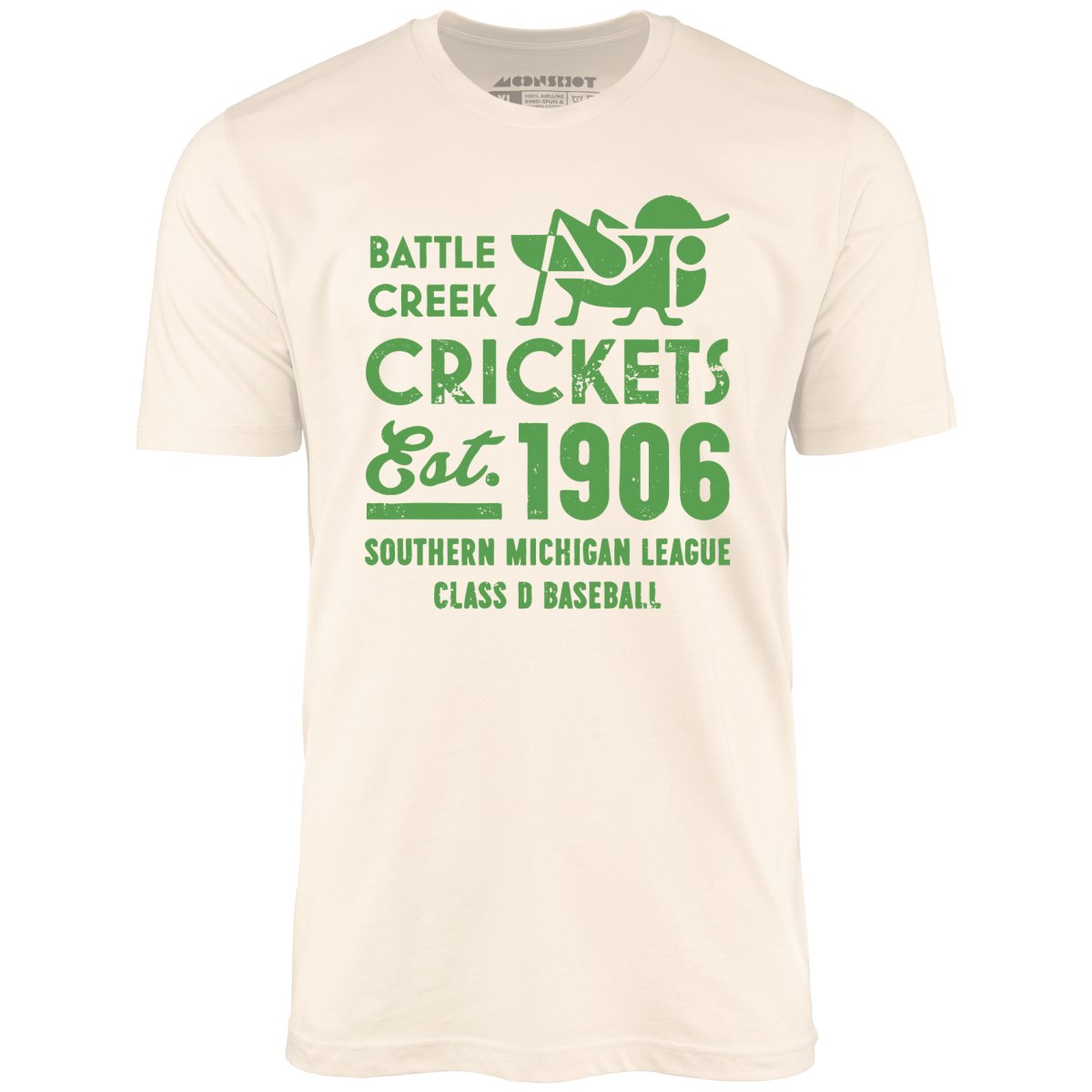 Battle Creek Crickets - Michigan - Vintage Defunct Baseball Teams - Unisex T-Shirt