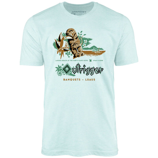 Billingsley's Outrigger v3 - Laguna Beach, CA - Vintage Tiki Bar - Unisex T-Shirt