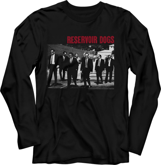 Black And White Group Photo Reservoir Dogs Long Sleeve Shirt