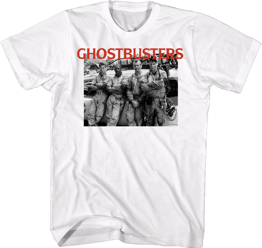 Black And White Photo Ghostbusters T-Shirt