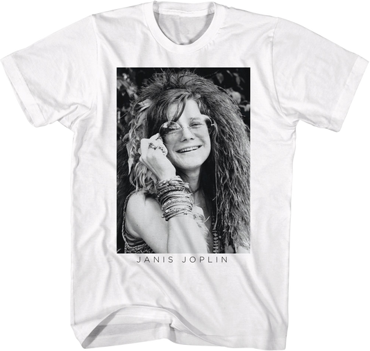 Black And White Photo Janis Joplin T-Shirt