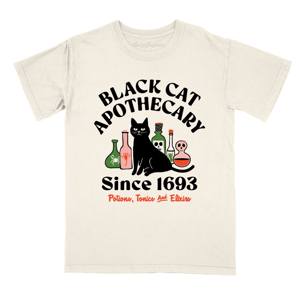 Black Cat Apothecary Comfort Colors Tee