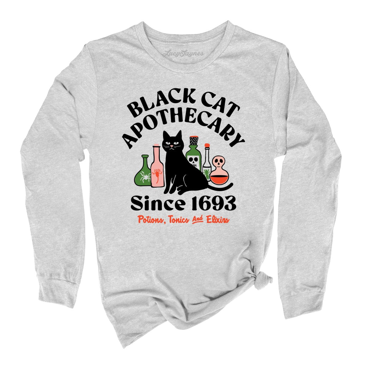 Black Cat Apothecary Long Sleeve Tee