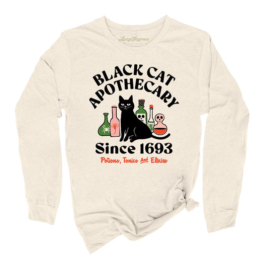 Black Cat Apothecary Long Sleeve Tee