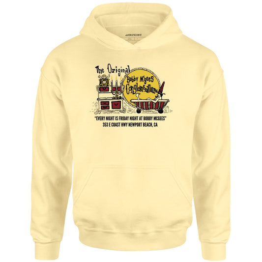 Bobby McGee's - Newport Beach, CA - Vintage Restaurant - Unisex Hoodie