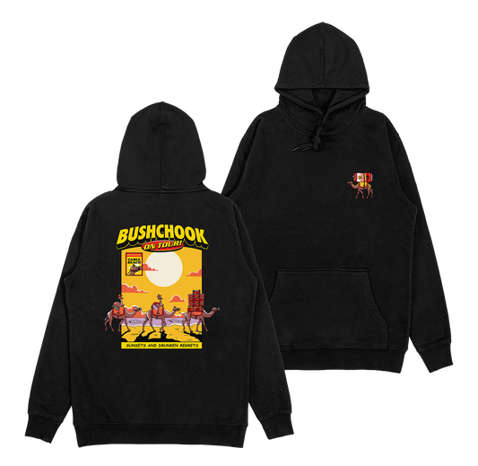 Chooks on Tour: Cable Beach Hoodie Black