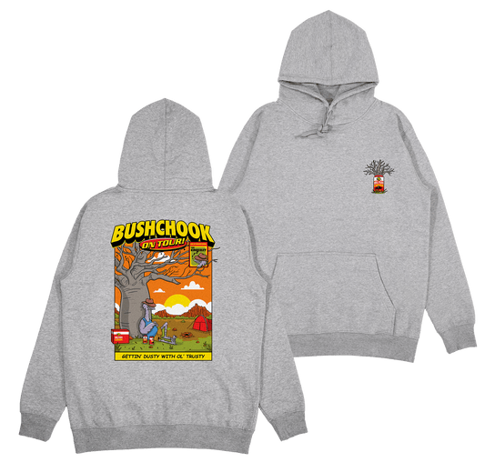 Chooks On Tour: Kimberley Hoodie Grey