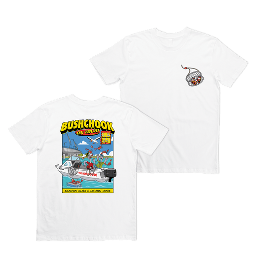 Chooks On Tour: Mandurah Tee White