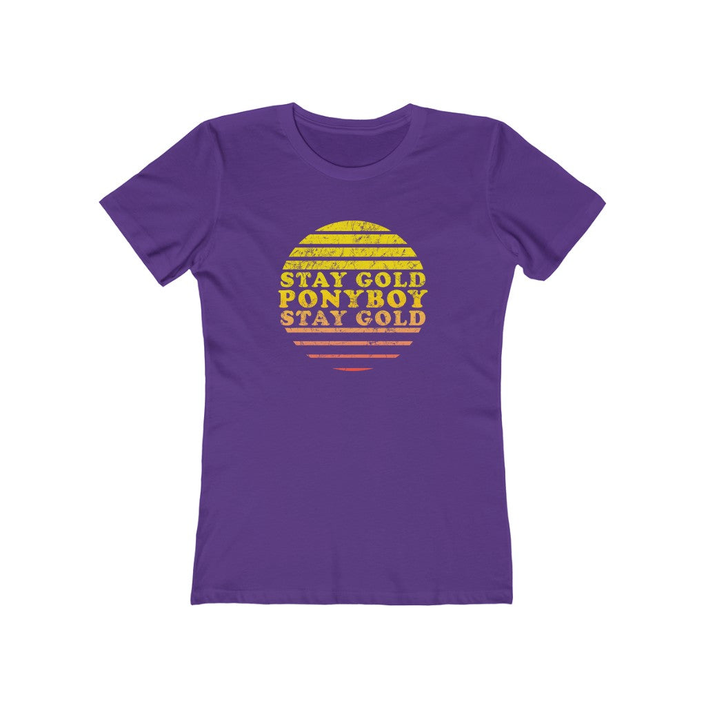 Stay Gold Ponyboy Women's Boyfriend Tee