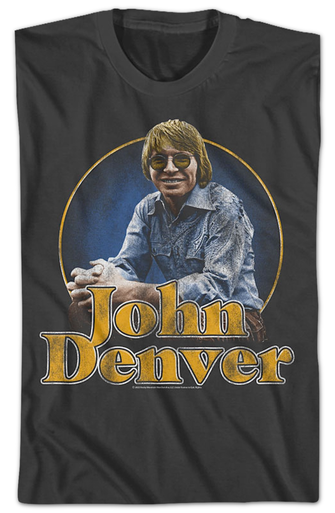 Circle Photo John Denver T-Shirt