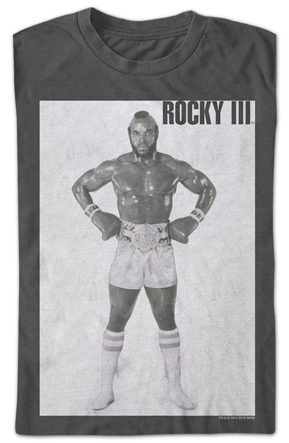 Clubber Lang Black & White Photo Rocky III T-Shirt
