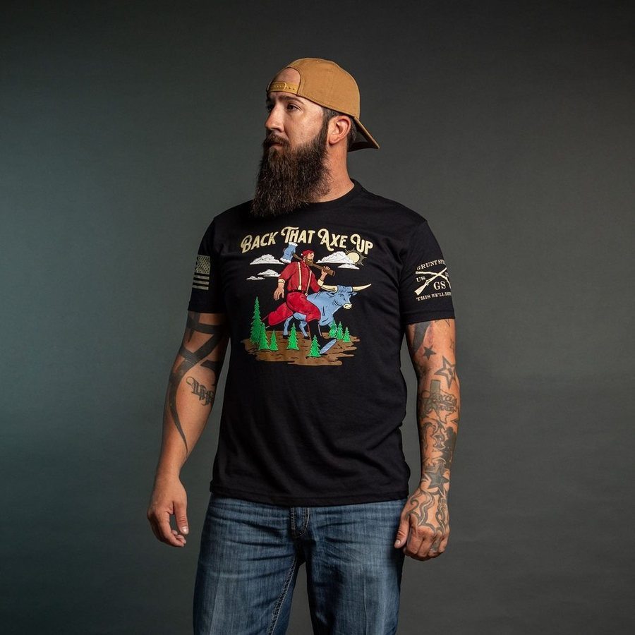 Back That Axe Up T-Shirt - Black