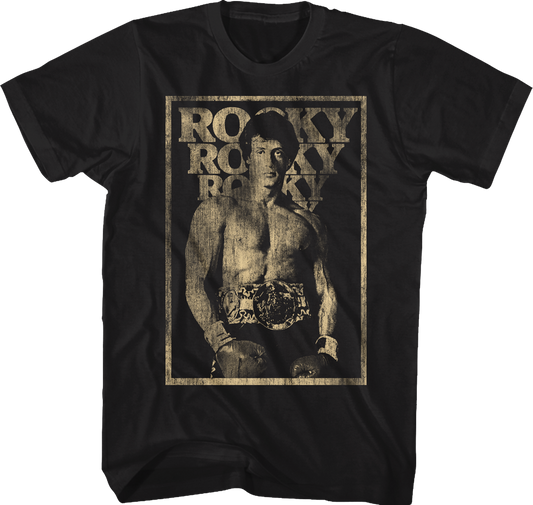 Distressed Championship Rocky T-Shirt