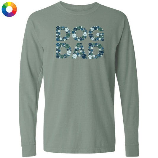 Dog Dad Paw - Classic Long-Sleeve T-Shirt