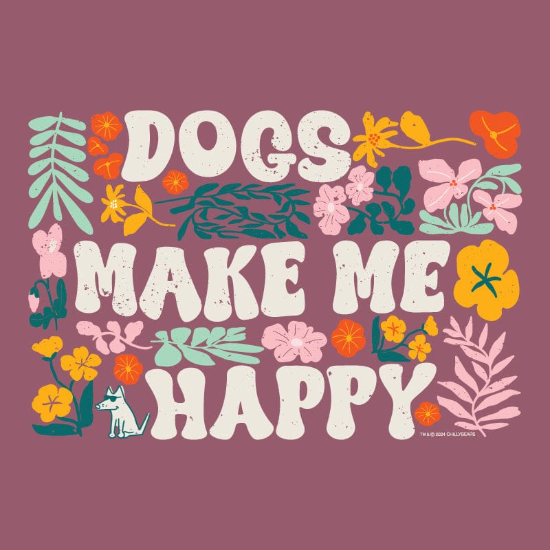 Dogs Make Me Happy - Classic Tee