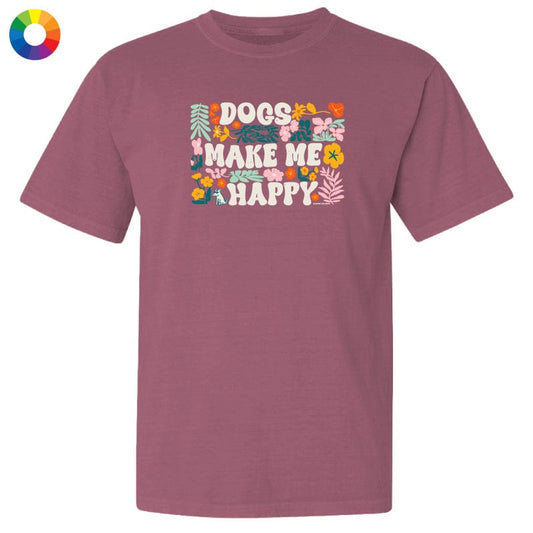 Dogs Make Me Happy - Classic Tee