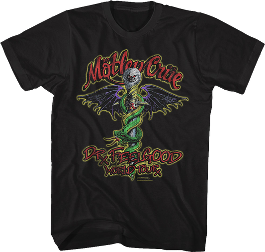 Dr. Feelgood World Tour Motley Crue T-Shirt Style001