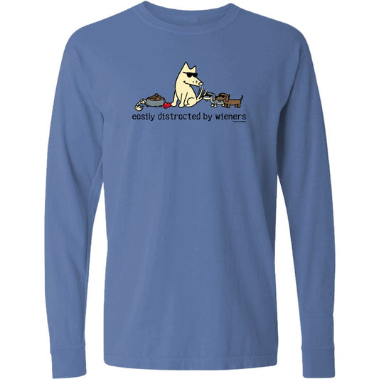 Easily Distracted By Weiners - Classic Long-Sleeve T-Shirt