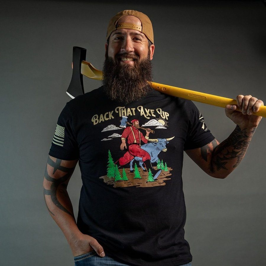 Back That Axe Up T-Shirt - Black