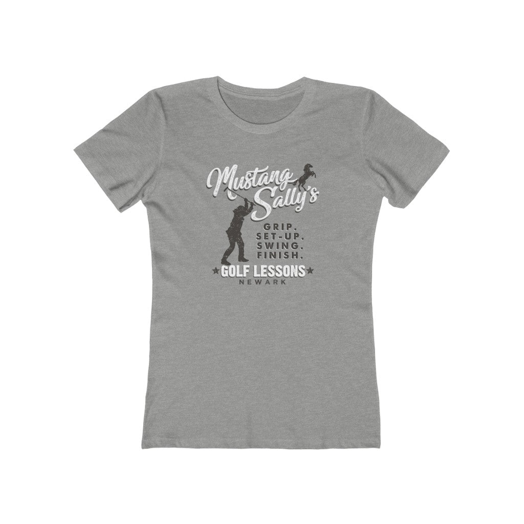 Mustang Sally's Golf Lessons Women's Boyfriend Tee