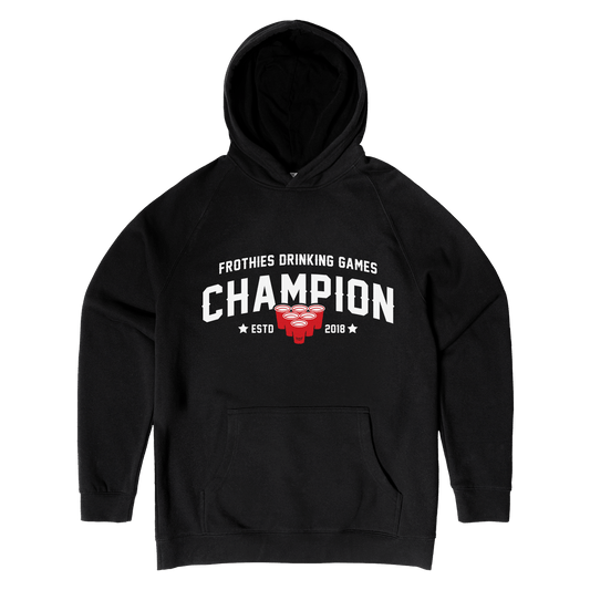 Frothies Champion Hoodie Black